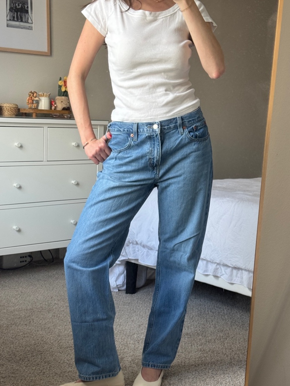 Levi’s Low Pro Straight Denim Jeans
